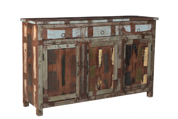 dressoir van recyceld teakwood