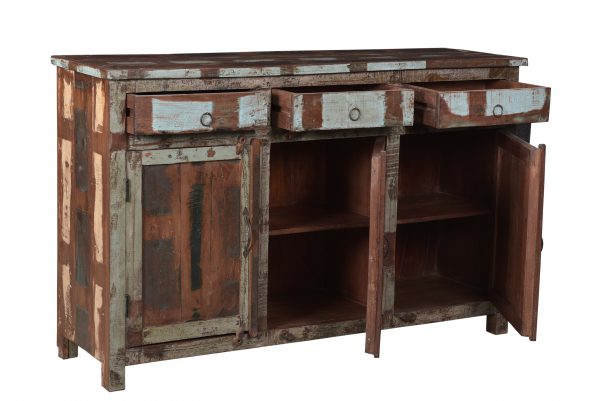 dressoir van recyceld teakwood