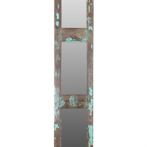 spiegels gemaakt van oude teakhouten deuren