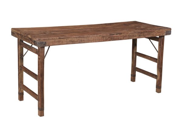 teakhouten tafel – klaptafel