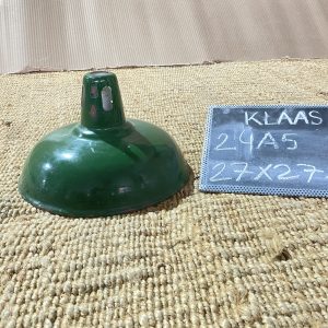 24A5 emaille lamp groen klein