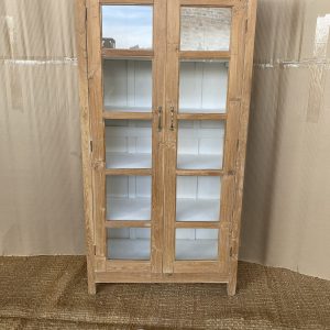 4A5 Vitrine kast hout look
